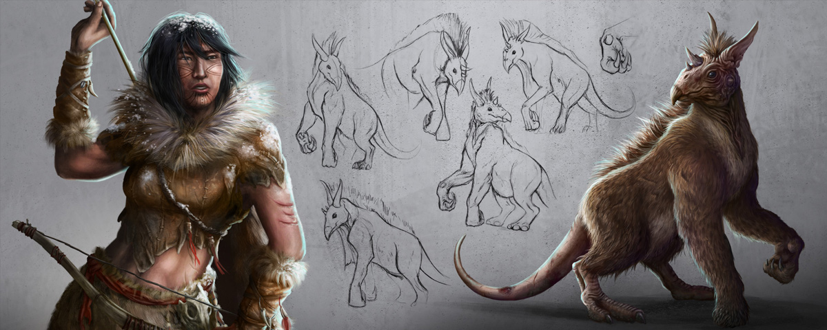 Ilustración digital para creación de personaje fotorrealista en De-Mentes.
