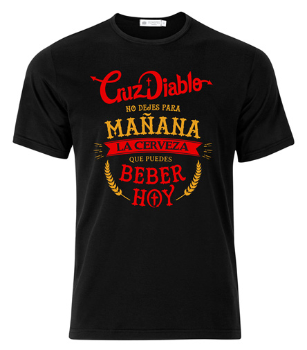 Diseño de remera para Cruz Diablo