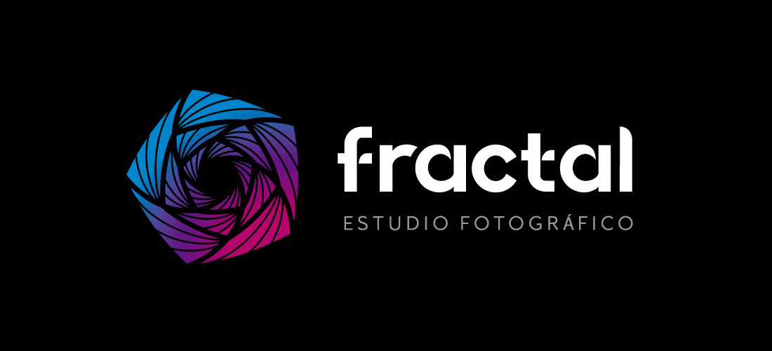 Branding: Logotipo e isotipo de Fractal Estudio Fotográfico.