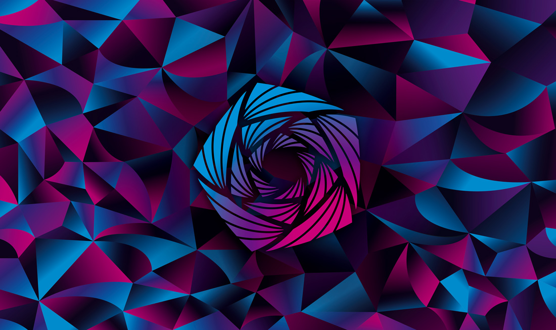 Diseño de símbolo isotipo para Fractal Estudio Fotográfico.