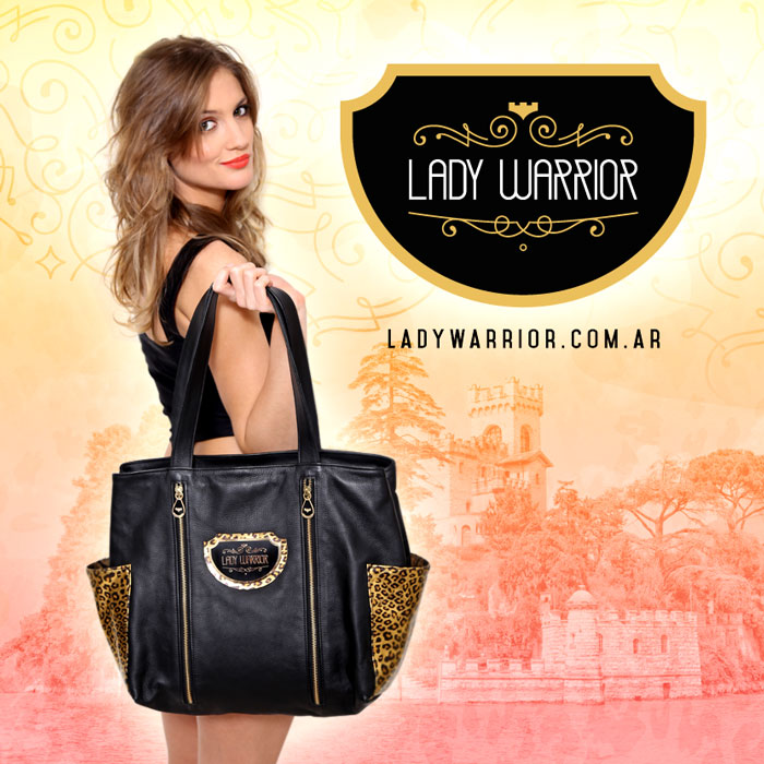 Edición de fotografía con modelo publicitaria para campaña Lady Warrior.