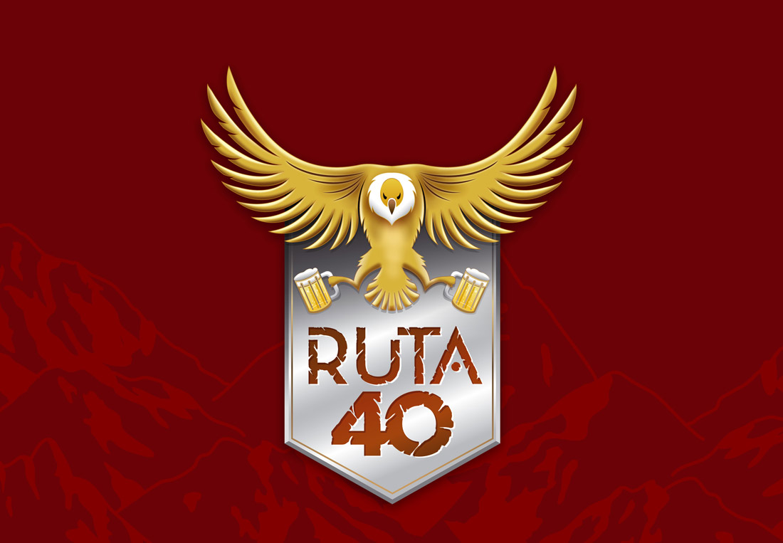 Branding: Logotipo e isotipo de Cerveza Ruta 40.