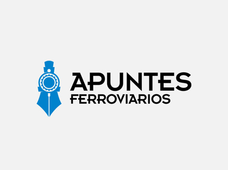 Diseño de logo e isotipo para Apuntes Ferroviarios.
