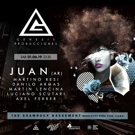 Diseño de flyer para evento de Genesis.