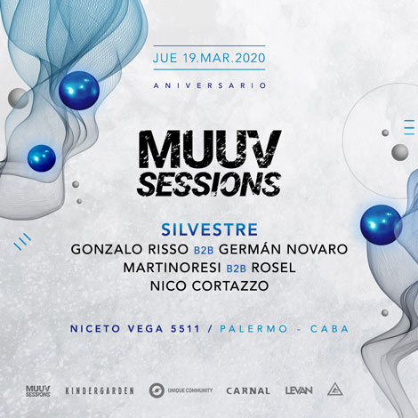 Diseño de flyer para evento de Muuv Sessions.